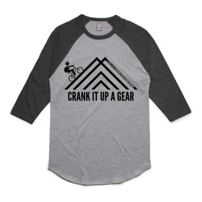 3/4 Raglan 'Crank it up a gear' Tee Thumbnail